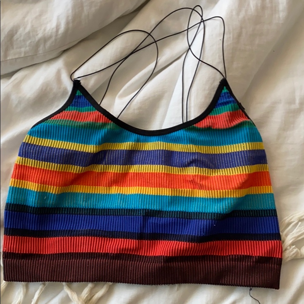Urban outfitters multicolored striped top
